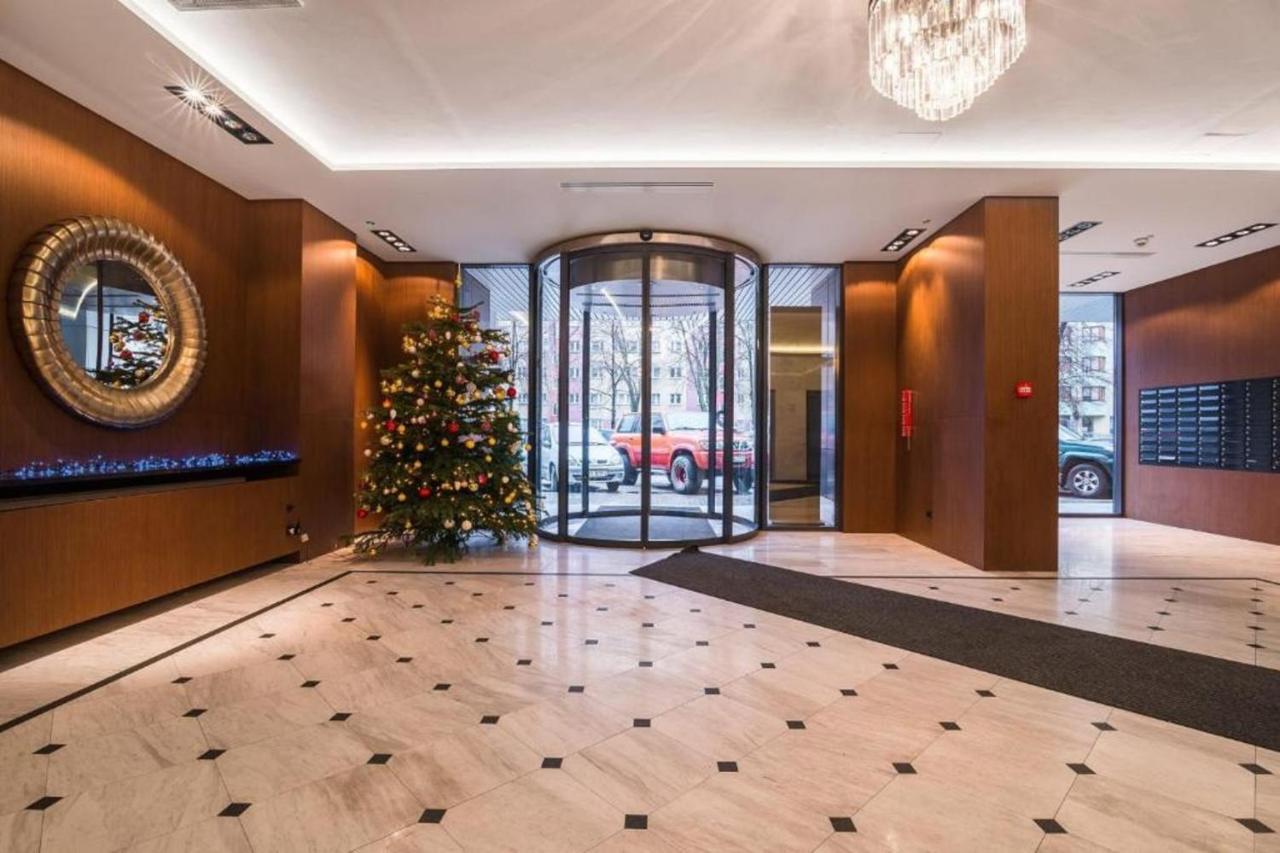 Modern Apartment Near Hilton Warschau Exterior foto