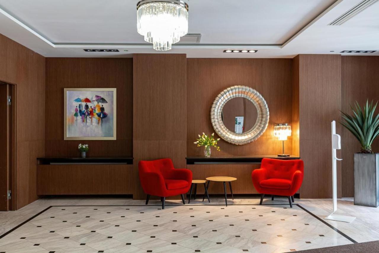 Modern Apartment Near Hilton Warschau Exterior foto